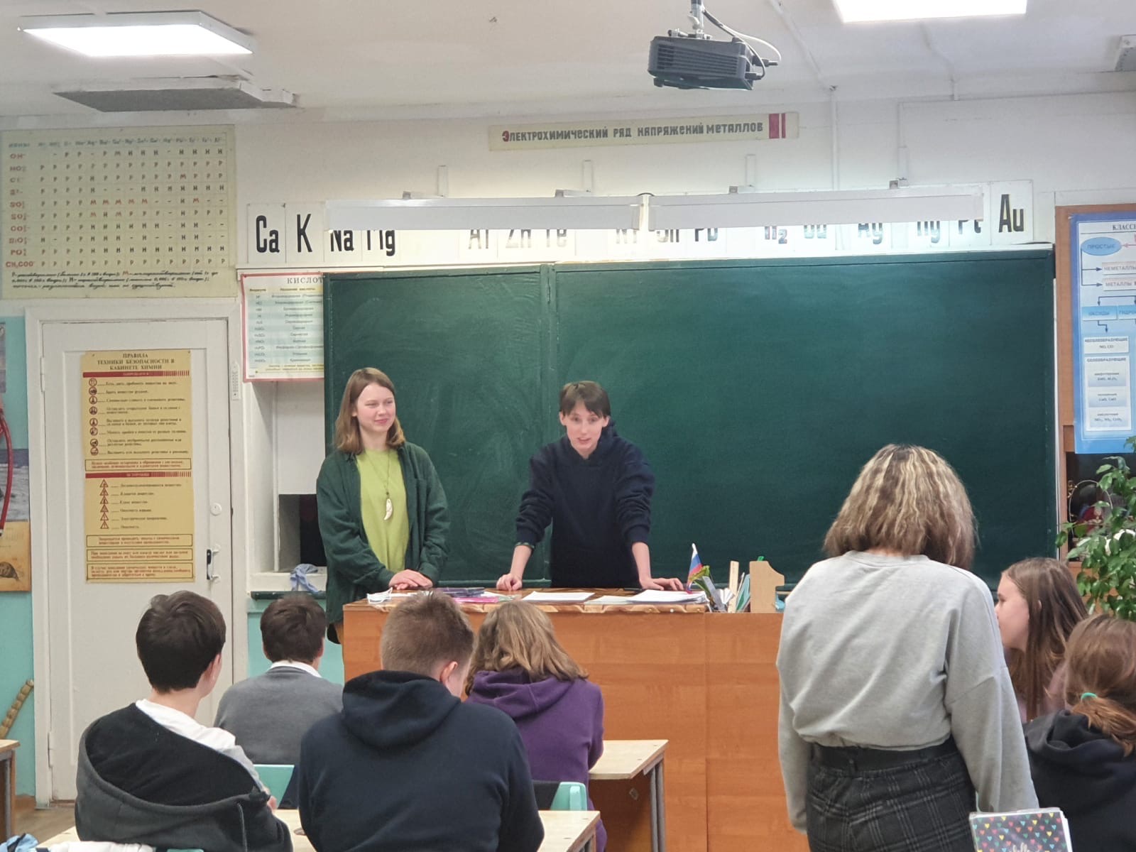 Занятие в Тоншаловской школе Занятие в Тоншаловской школе