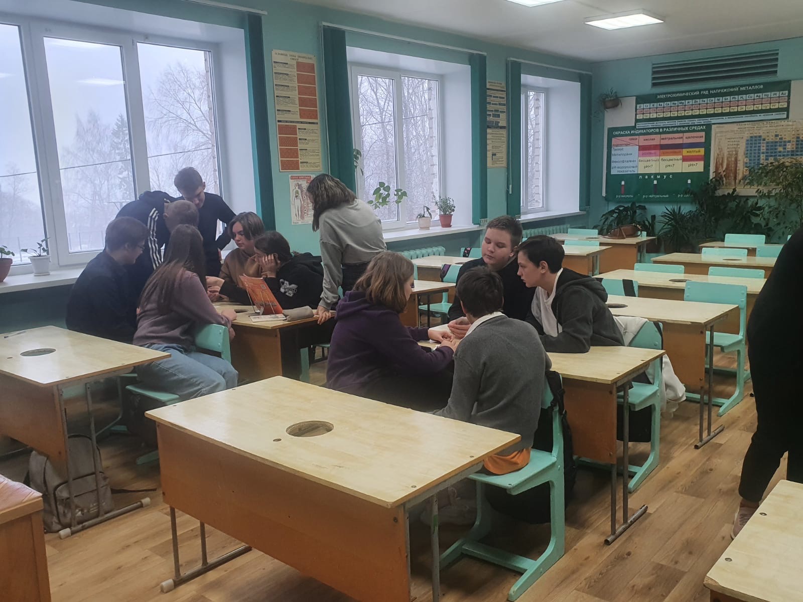 Занятие в Тоншаловской школе Занятие в Тоншаловской школе