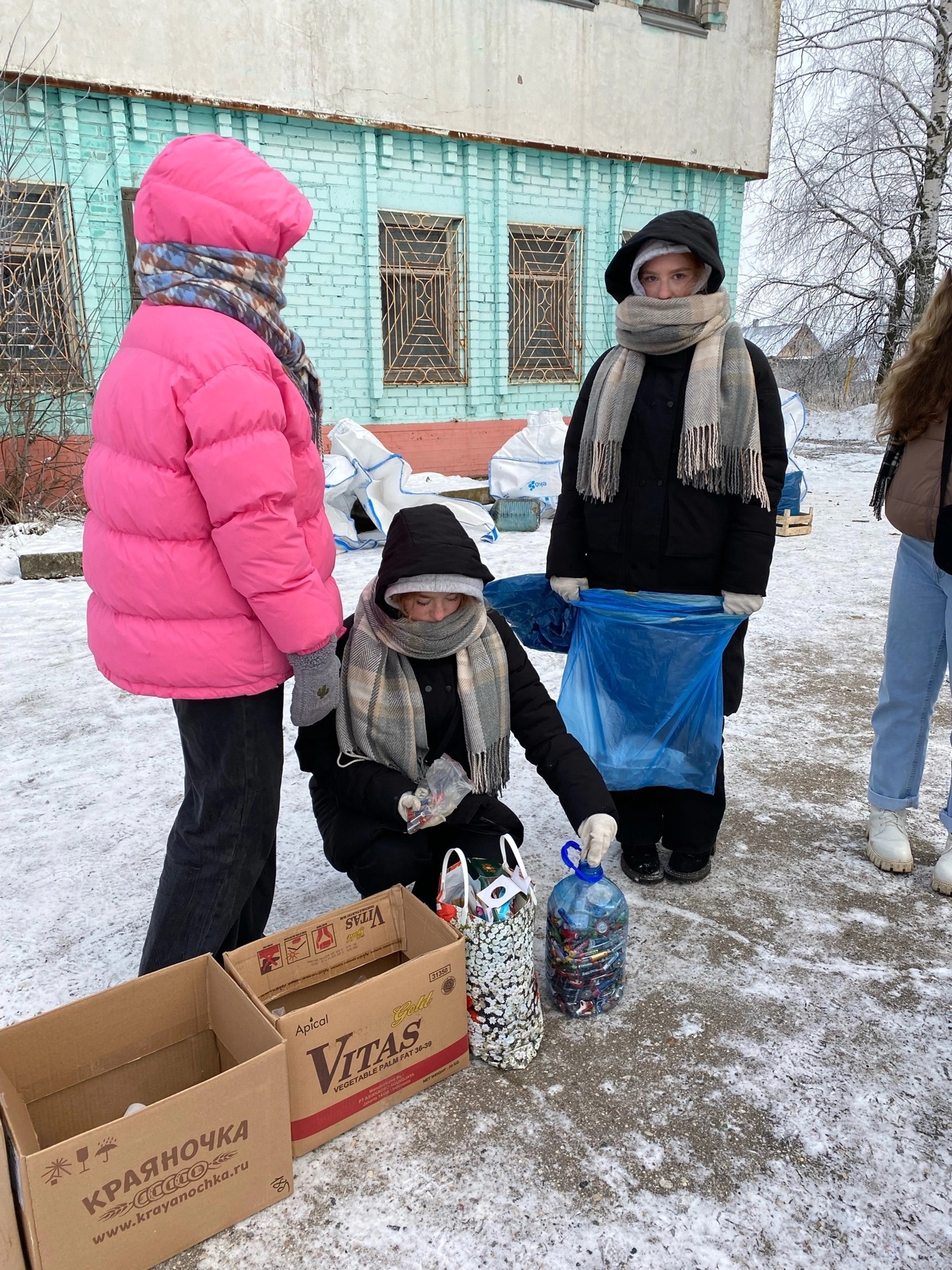  акция "Раздельный сбор" в п. Малечкино 