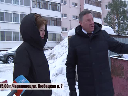 Губернатор области проверяет вывоз мусора в Череповце, Шекснинском и Череповецком районах