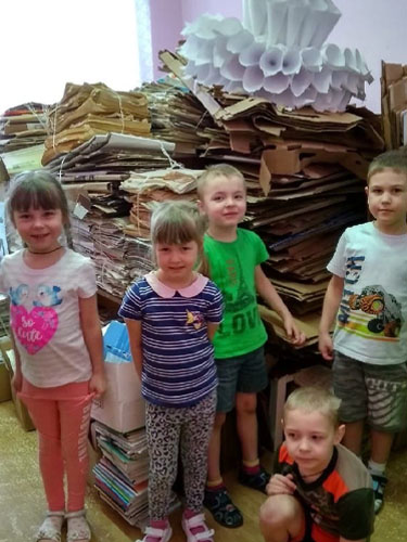 1300 кг макулатуры!