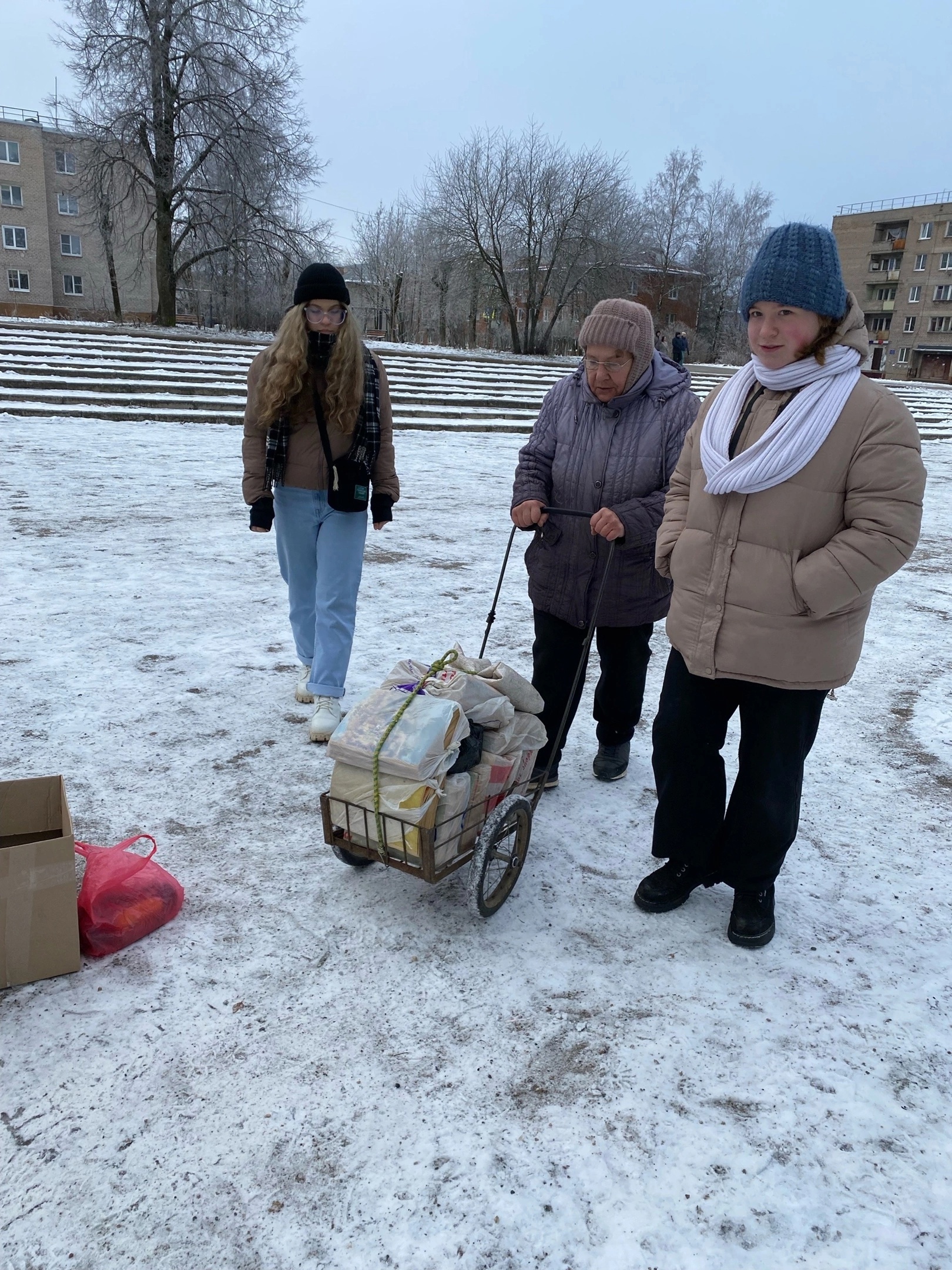  акция "Раздельный сбор" в п. Малечкино 