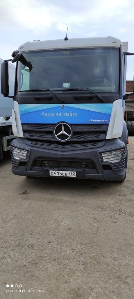 Новый мусоровоз Мерседес Новый мусоровоз Мерседес